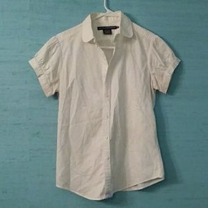 Off white RALPH LAUREN short sleeve button up